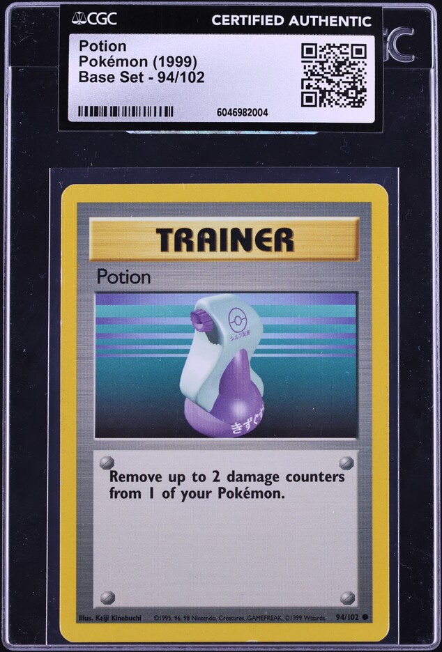 Potion (94/102) - Base Set Shadowless 1st Edition - Moderately Played 1st Edition Normal