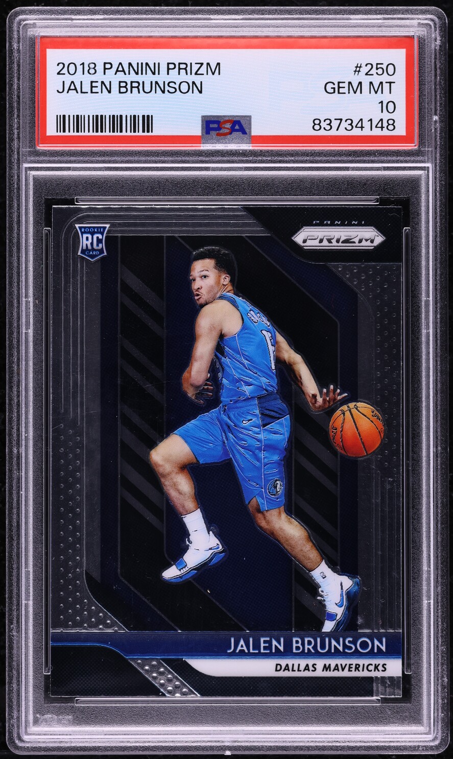 2018 Panini Prizm Jalen Brunson ROOKIE #250 PSA 10 GEM MINT