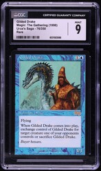 1998 Magic The Gathering MTG Urza's Saga Gilded Drake CGC 9 MINT