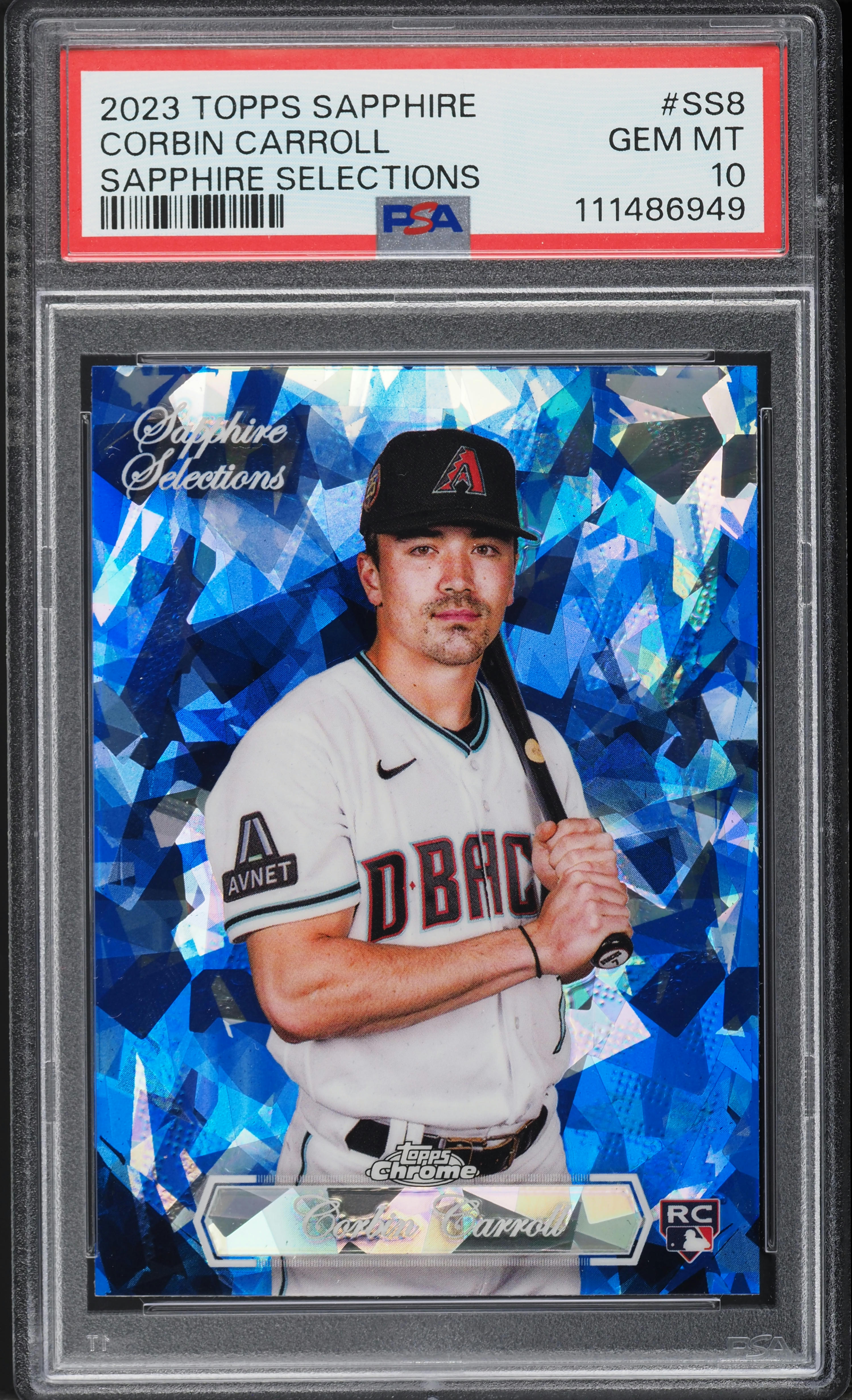 2023 Topps Chrome Sapphire Selections Corbin Carroll ROOKIE #SS8