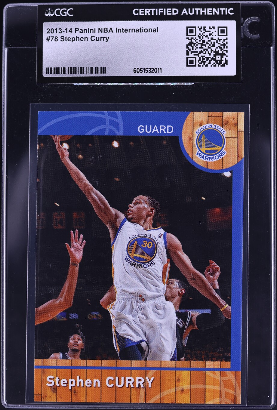 2013 Panini NBA International Stephen Curry #78 CGC AUTH