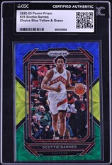 2022 Panini Prizm Choice Blue Yellow & Green Scottie Barnes #25