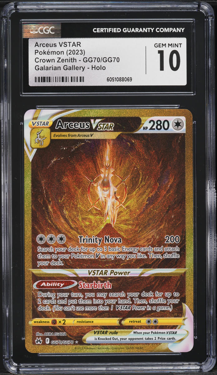 2023 Pokemon SWSH Crown Zenith Hyper Rare Arceus VSTAR #GG70 CGC 10 GEM  MINT on Fanatics Collect