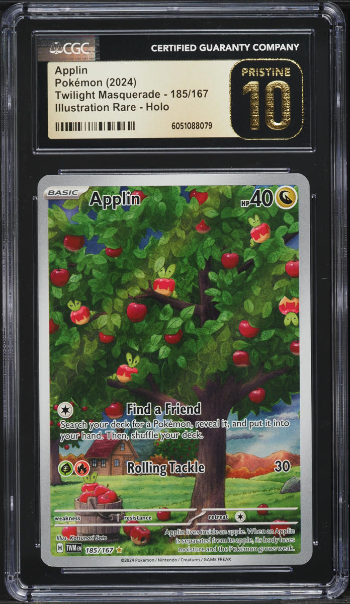 pokemon applin card Pokemon TCG - Surging Sparks - #138/191 - Applin