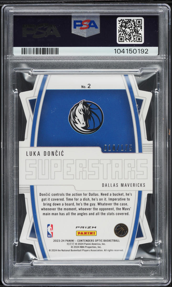 2023 Panini Contenders Optic Superstars Red Cracked Ice Luka