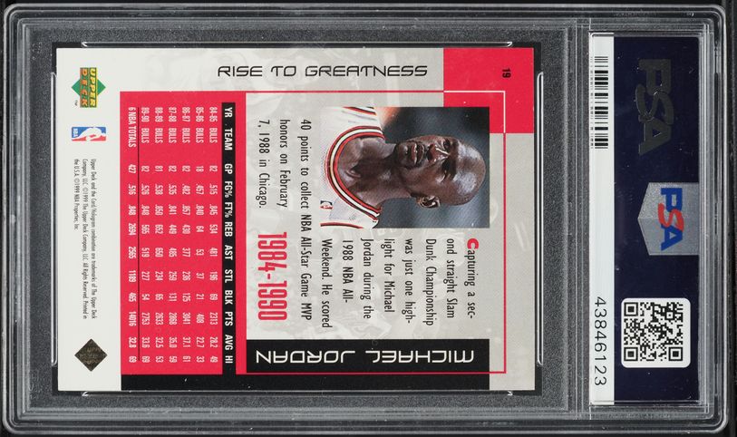 1999 Upper Deck MJ Career Collection Rise To Greatness Michael