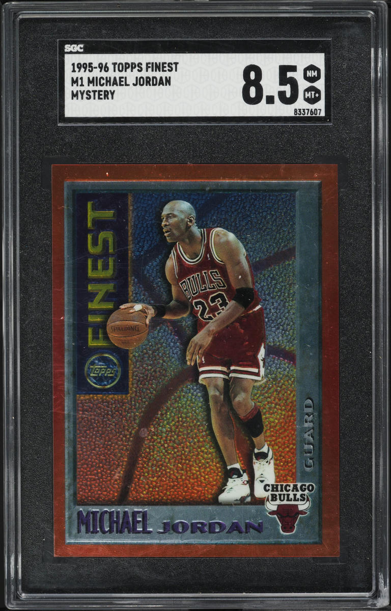1995 Finest Mystery Michael Jordan #M1 SGC 8.5 NM-MT+