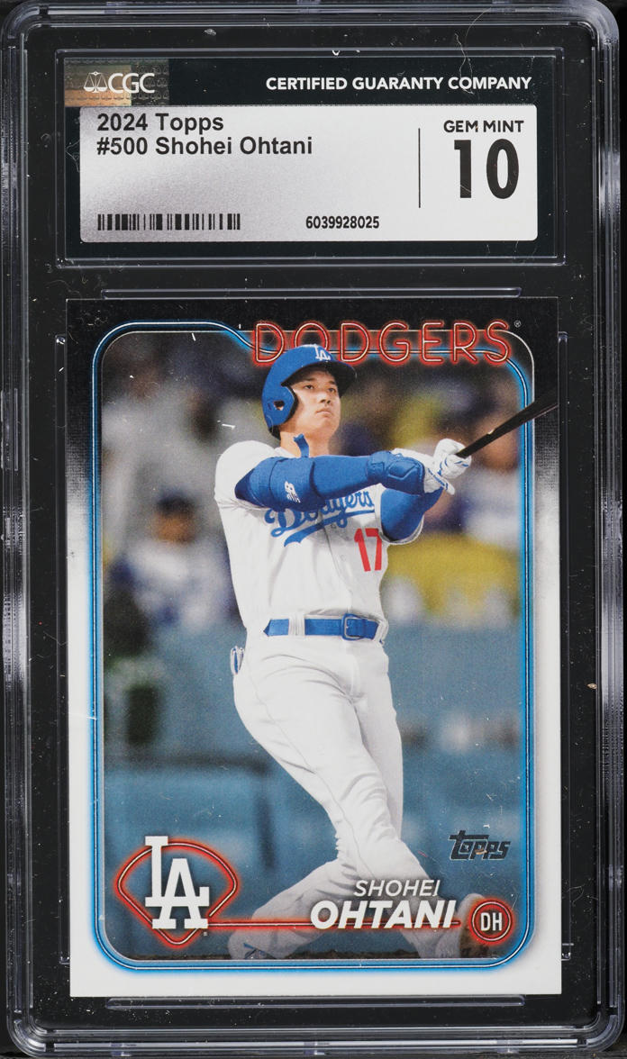 2024 Topps Shohei Ohtani #500 CGC 10 GEM MINT