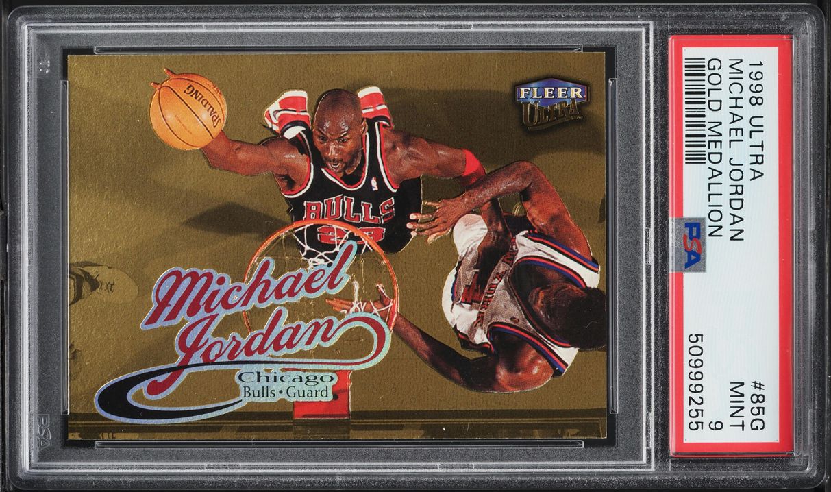 1998 Ultra Gold Medallion Michael Jordan #85G PSA 9 MINT on