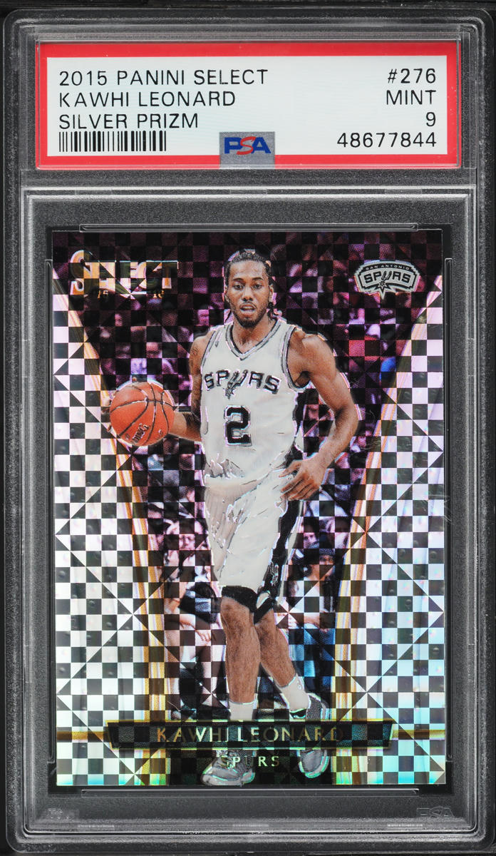 2015 Select Courtside Silver Prizm Kawhi Leonard #276 PSA 9 MINT