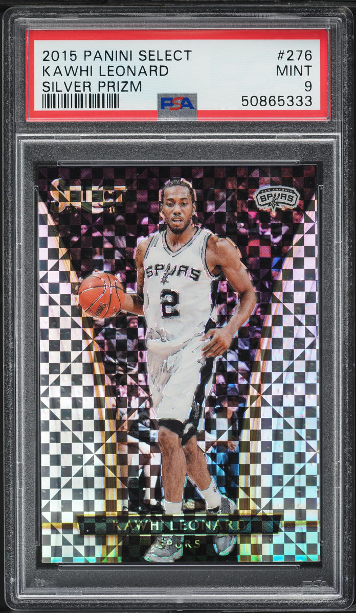 2015 Select Courtside Silver Prizm Kawhi Leonard #276 PSA 9 MINT