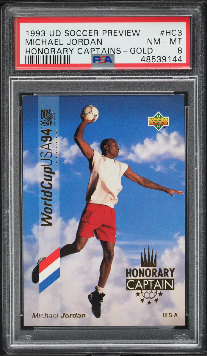 1993 Upper Deck Soccer Honorary Captain Gold Michael Jordan #HC3