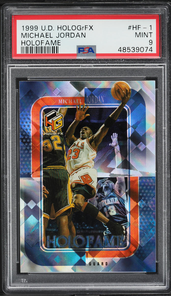 1999 Upper Deck HoloGrFX Holofame Michael Jordan #HF-1 PSA 9 MINT