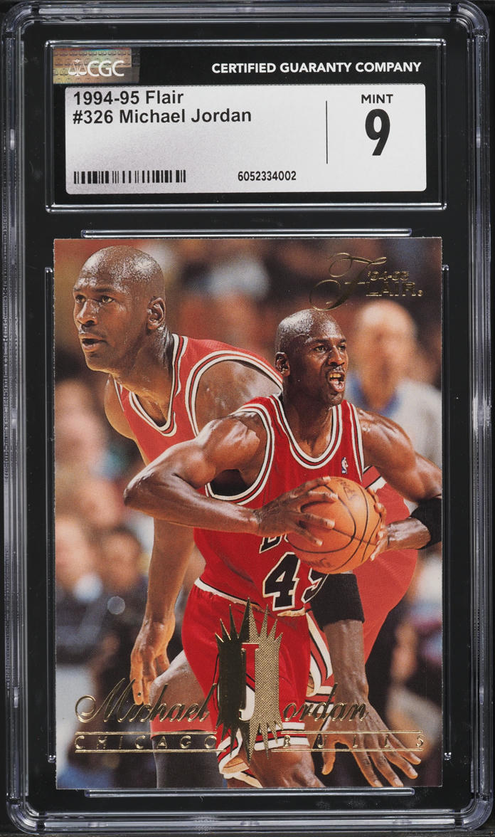 1994 Flair Basketball Michael Jordan #326 CGC 9 MINT