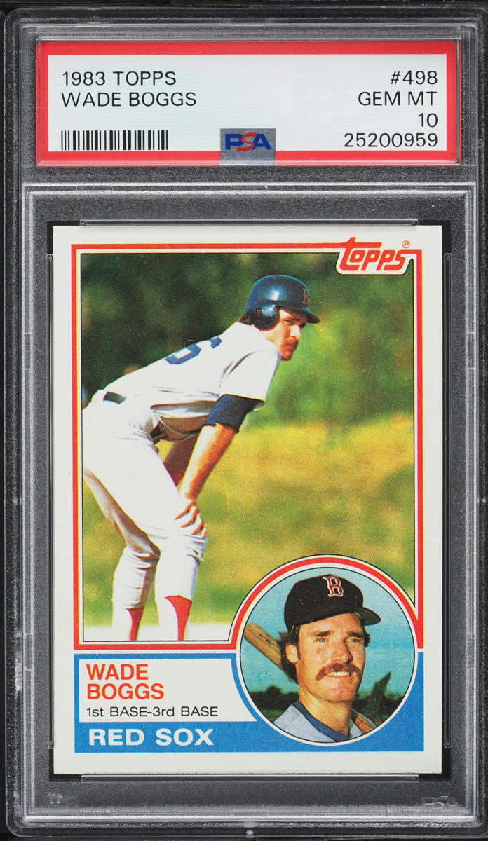 1983 Topps Wade Boggs ROOKIE #498 PSA 10 GEM MINT