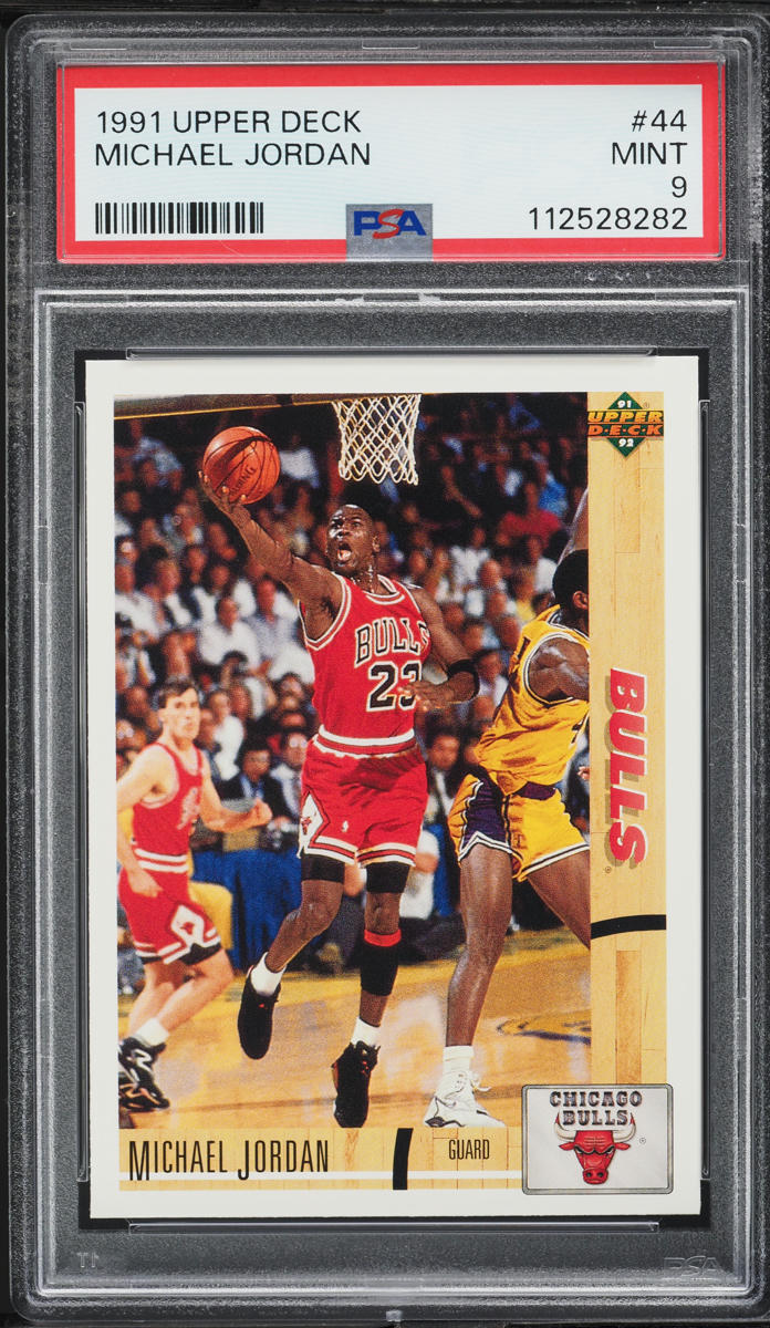 1991 Upper Deck Basketball Michael Jordan #44 PSA 9 MINT