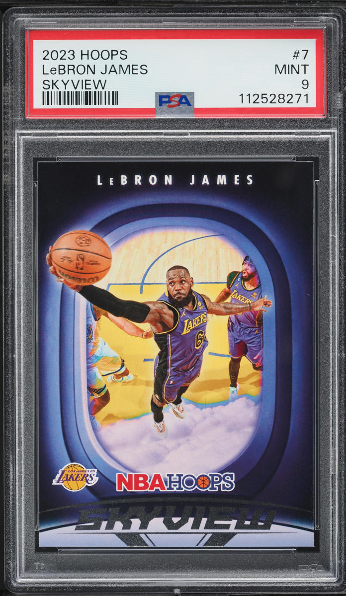 2023 Hoops Skyview LeBron James #7 PSA 9 MINT