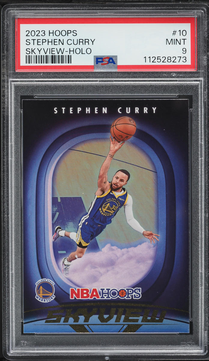 2023 Hoops Skyview Holo Stephen Curry #10 PSA 9 MINT