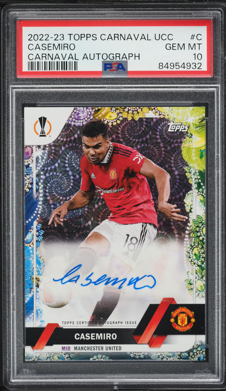 2022 Topps Carnaval UEFA Club Purple Eden Hazard AUTO /15 #HA PSA