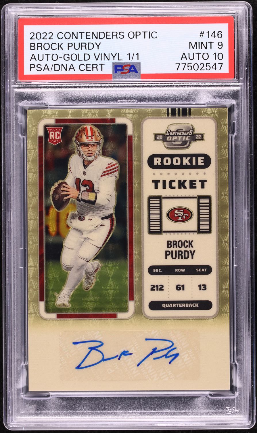 how to get cards grades Amazon.com: 2022 Donruss Rated Rookies #374 Brock Purdy Rated Rookie NM-MT  San Francisco 49ers Football Trading Card NFL : Sports & Outdoors