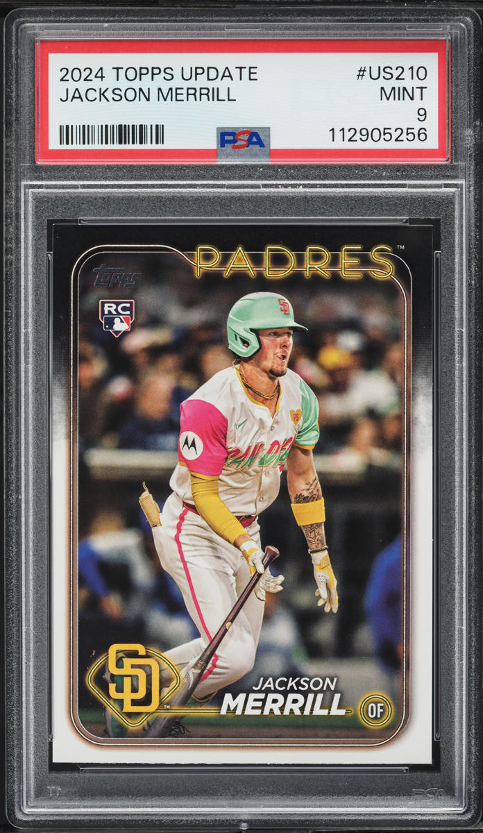 2024 Topps Update Jackson Merrill ROOKIE #US210 PSA 9 MINT