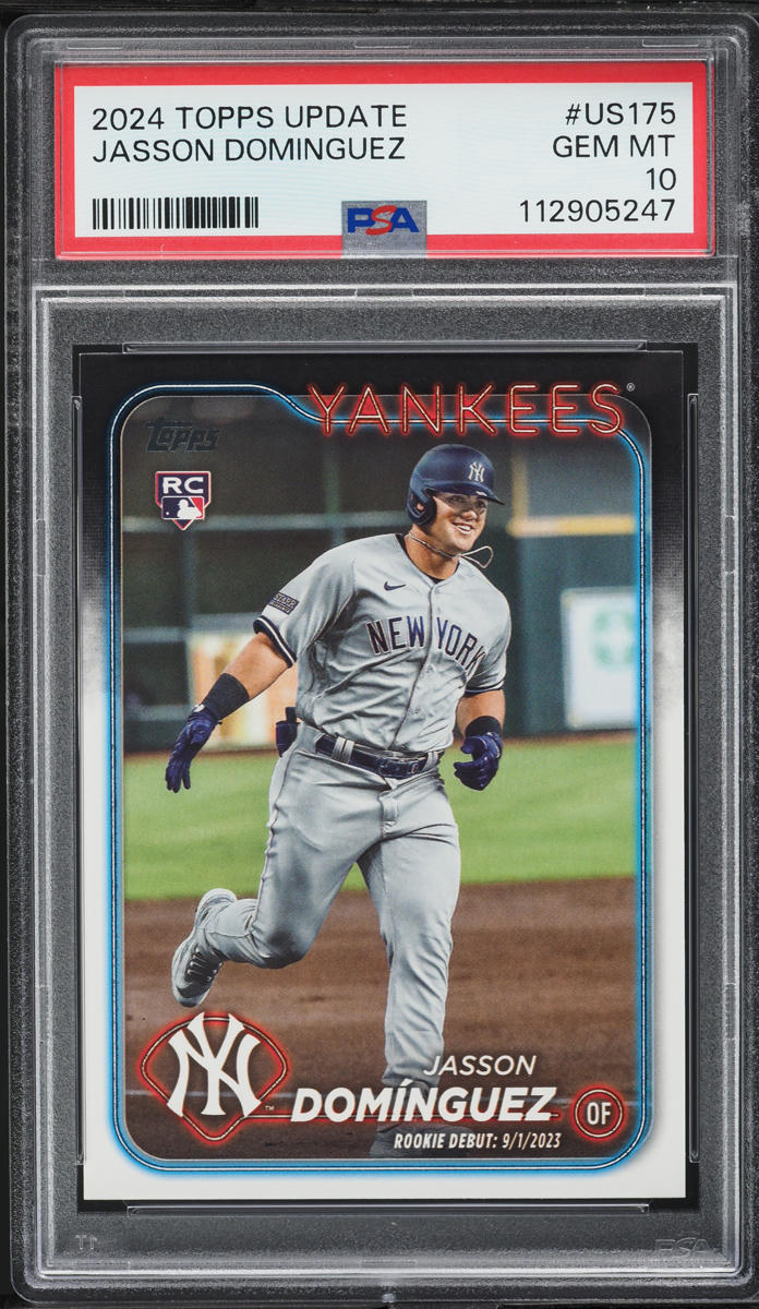 2024 Topps Update Jasson Dominguez ROOKIE #US175 PSA 10 GEM MINT