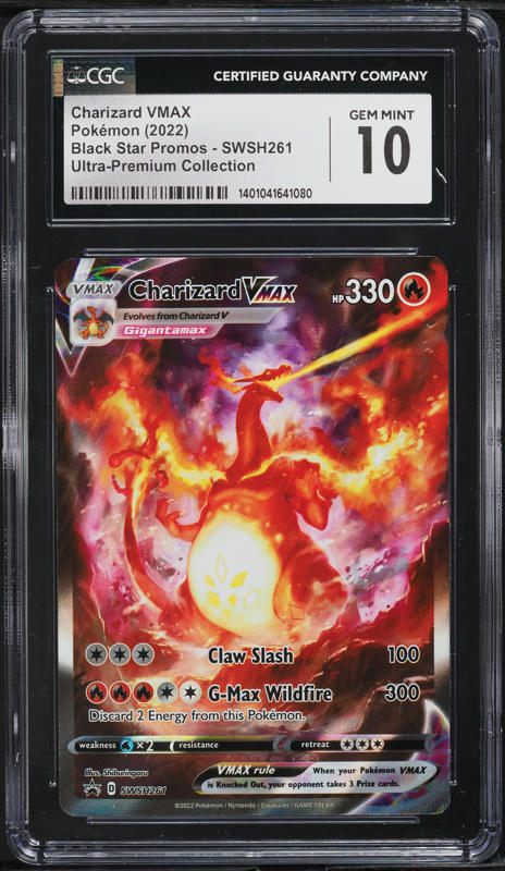 2022 Pokemon SWSH Black Star Promo Ultra Premium Charizard VMAX