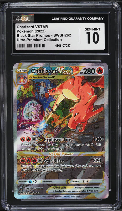 2022 Pokemon SWSH Black Star Promo Ultra Premium Charizard VSTAR