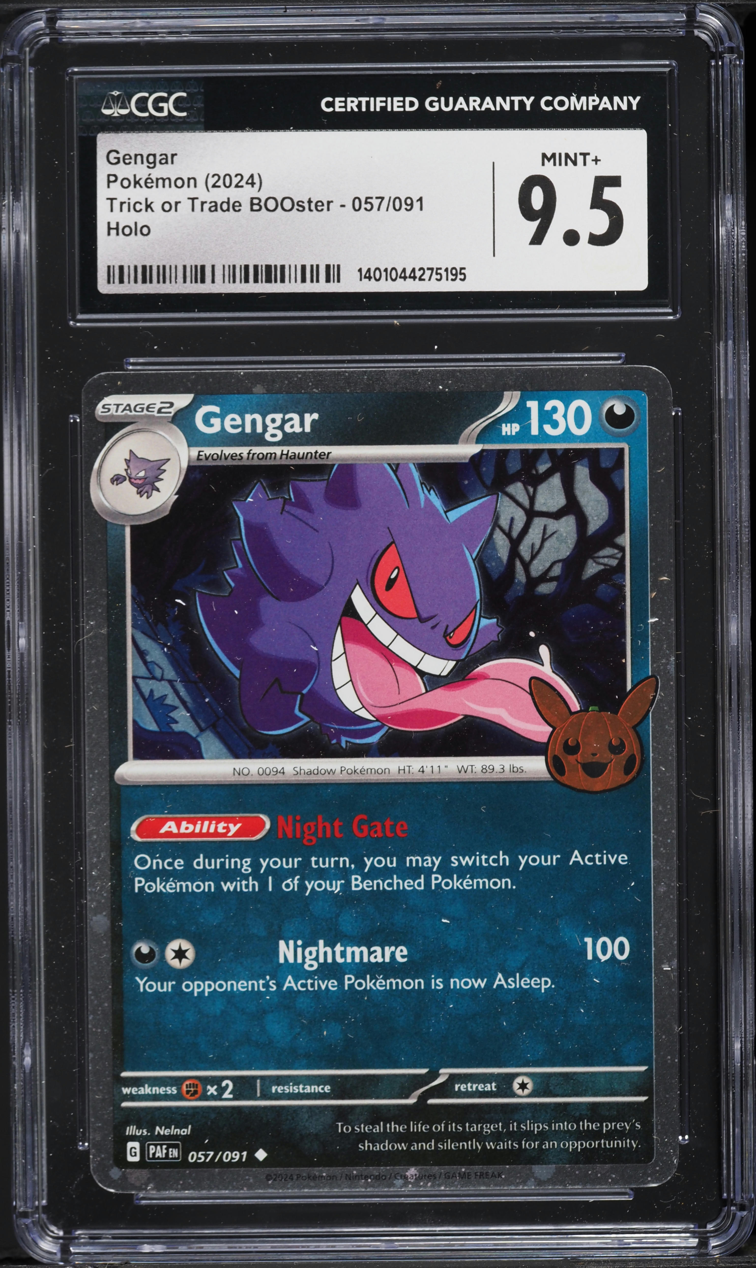 pokémon trick or trade gengar holographic card Amazon.com: Pokemon - (60/162) - XY Breakthrough RarityHolo Rare Hit Points130 HP Darkness 2022 Trick or Trade Gengar
