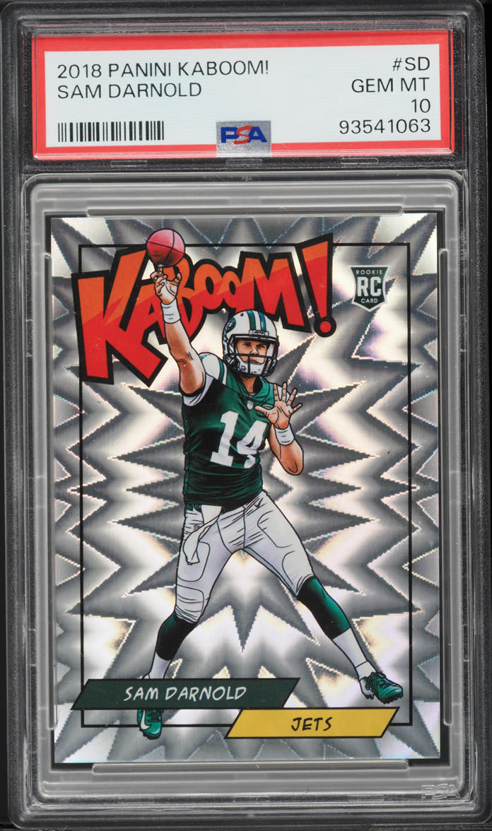 2018 Panini Kaboom! Sam Darnold ROOKIE #K-SD PSA 10 GEM MINT