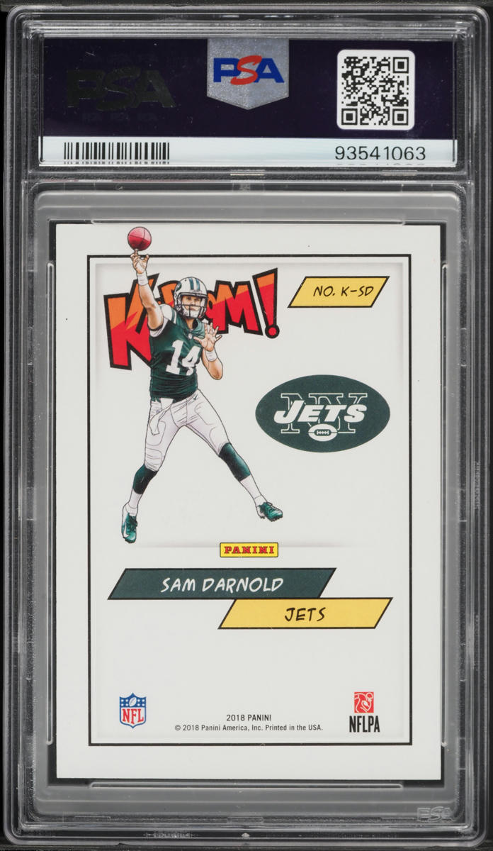 2018 Panini Kaboom! Sam Darnold ROOKIE #K-SD PSA 10 GEM MINT