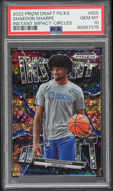2022 Panini Prizm Sensational Shaedon Sharpe ROOKIE AUTO #SS-SR