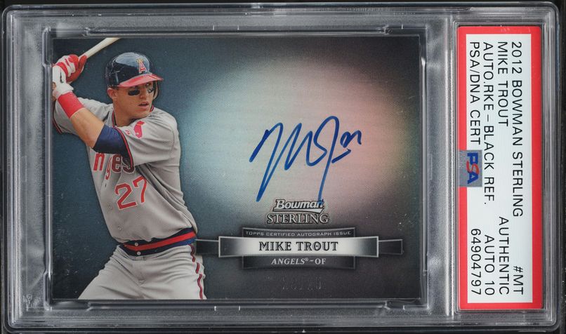 2012 Topps Update At Bat Mike Trout ROOKIE #US144 PSA 10 GEM MINT