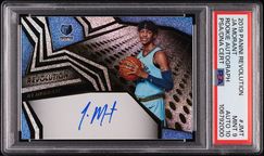 2019 Panini Revolution Ja Morant ROOKIE AUTO DNA 10 #RA-JMT PSA 9