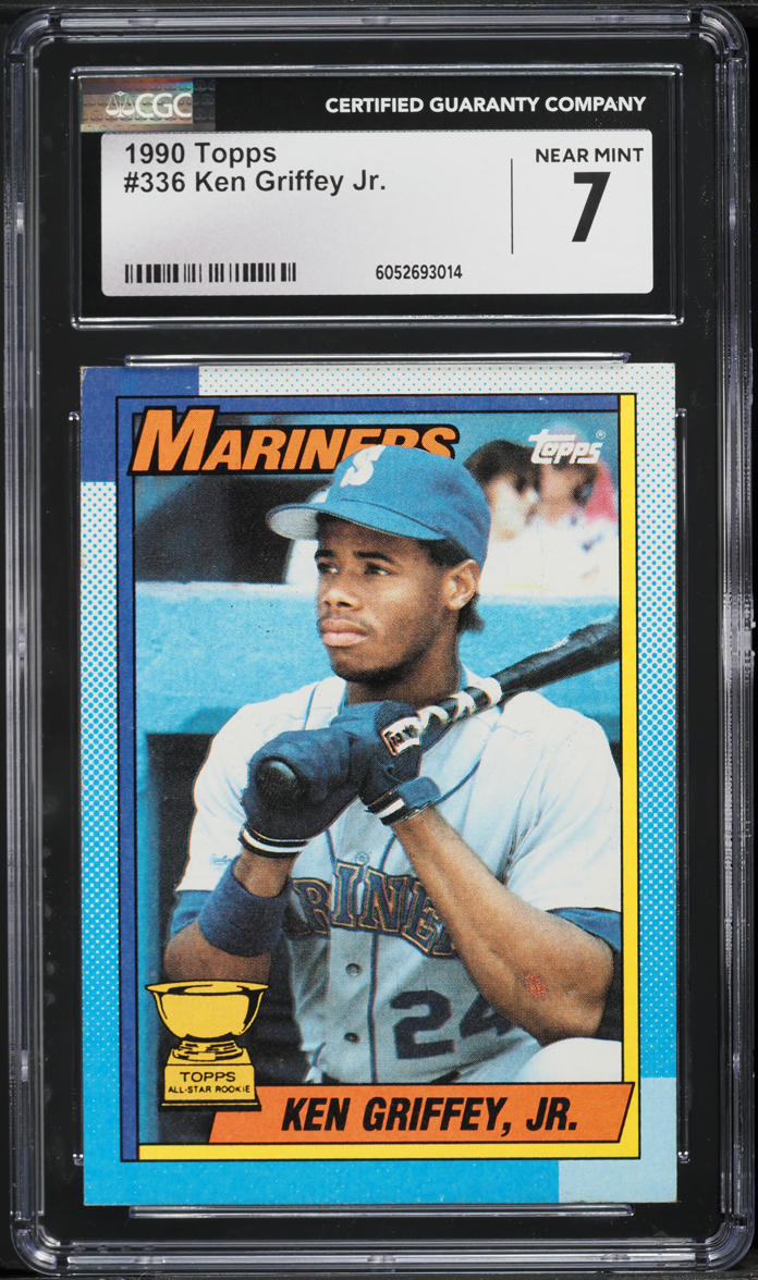 1990 Topps Ken Griffey Jr. #336 CGC 7 NRMT