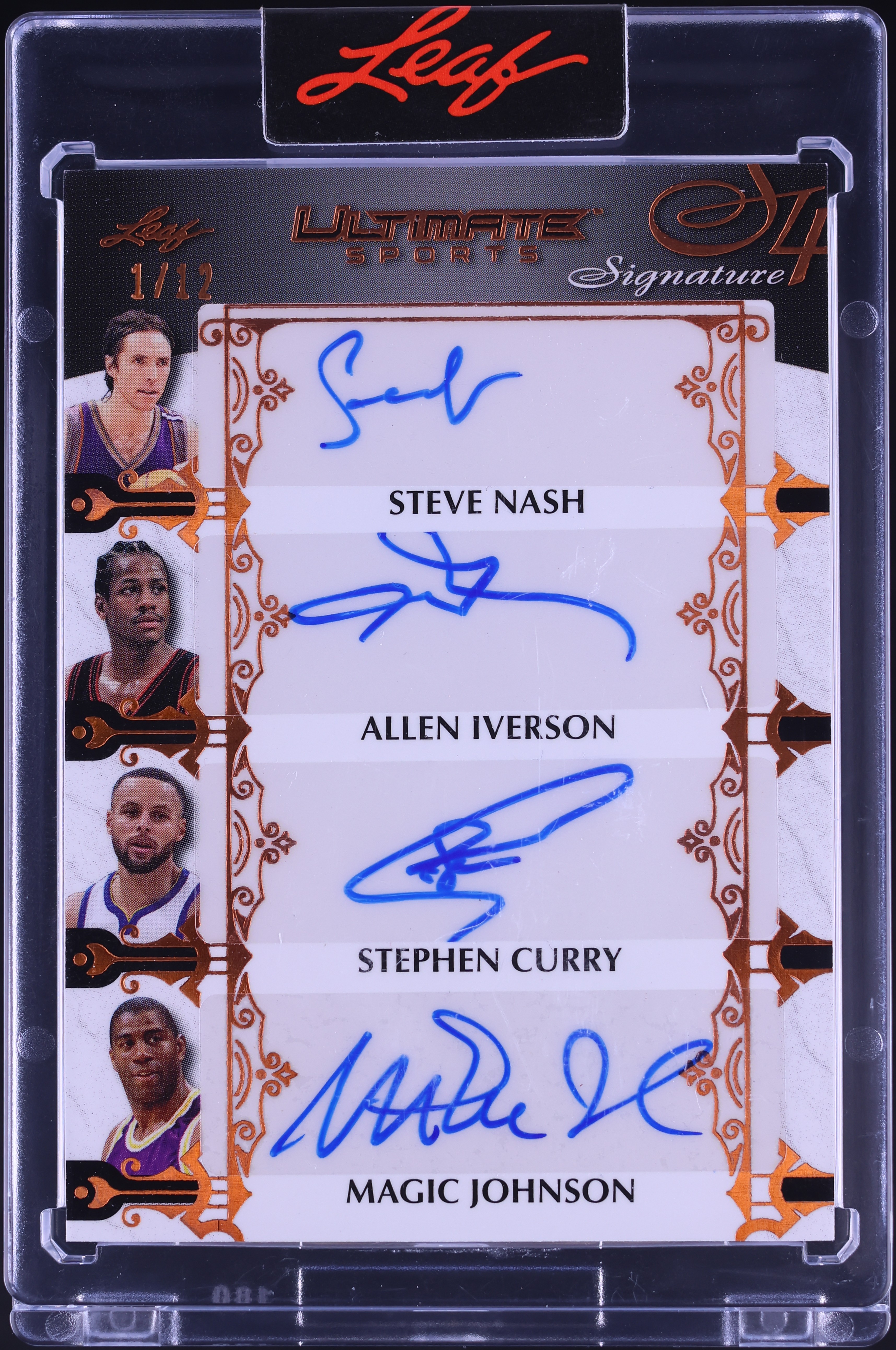 2024 Leaf Ultimate Steve Nash Allen Iverson Steph Curry Magic 