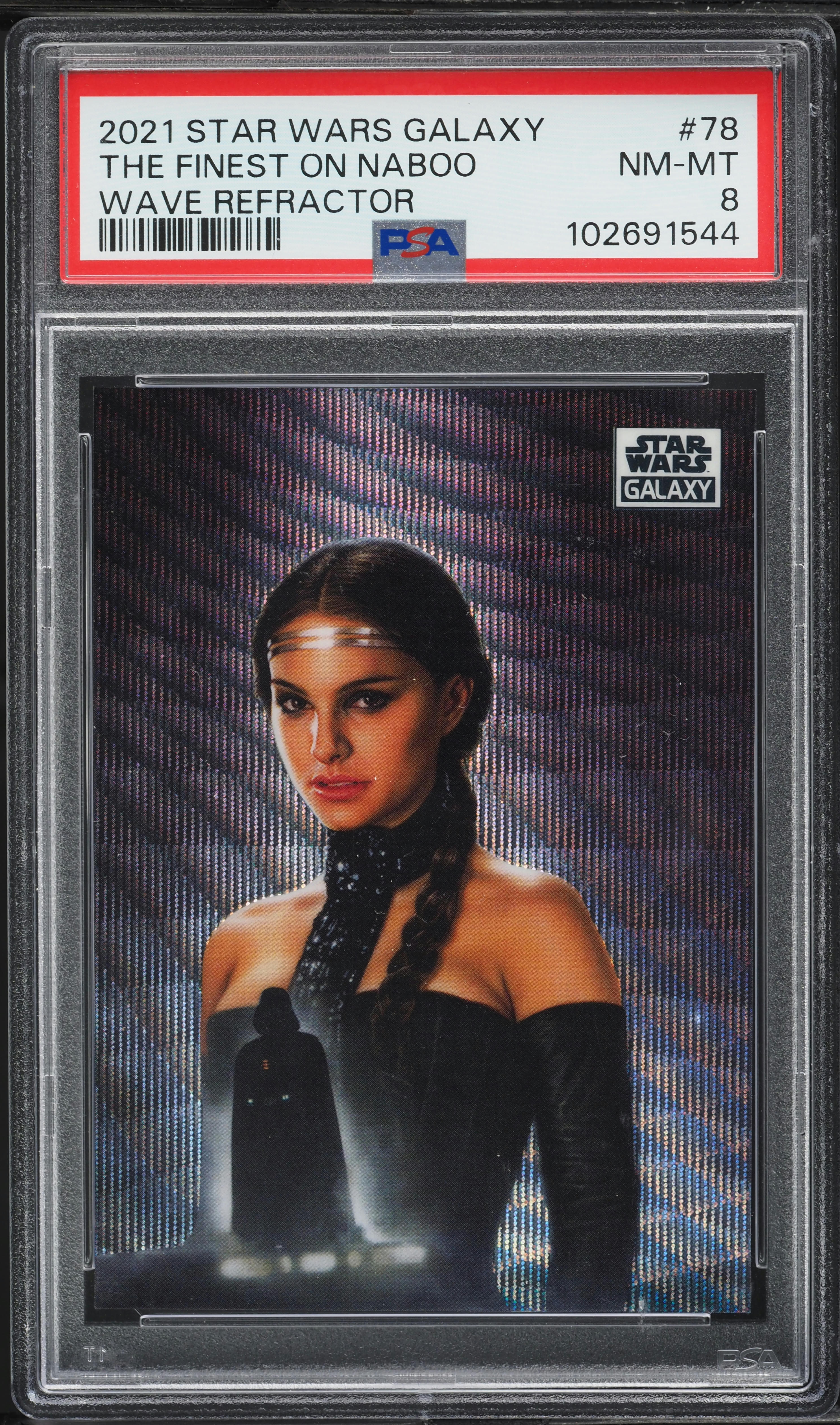 2021 Topps Chrome Star Wars Galaxy Wave Refractor The Finest on