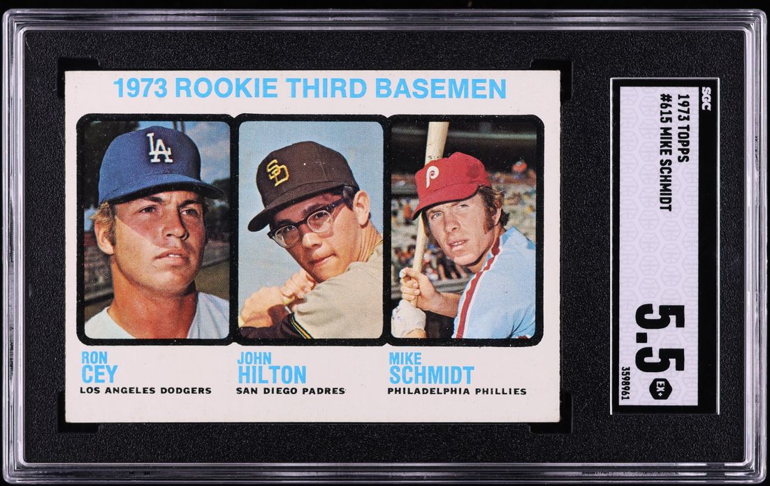 1973 Topps Mike Schmidt ROOKIE #615 SGC 5.5 EX+