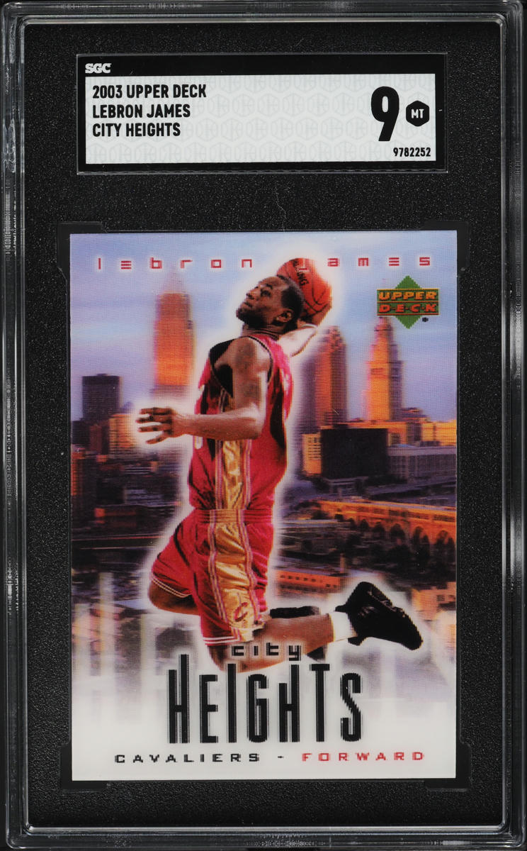 2003 Upper Deck City Heights LeBron James ROOKIE SGC 9 MINT