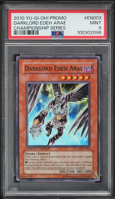 2004 Yu-Gi-Oh! World Championship Series Sengenjin #WCS-EN403 PSA