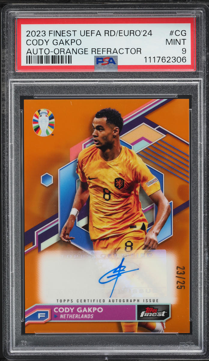 2023 Finest Road To Uefa Euro '24 Orange Ref. Cody Gakpo AUTO /25
