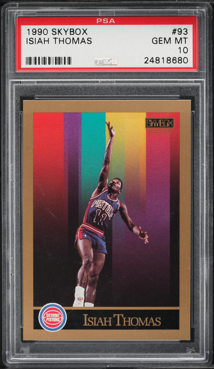 1990 Skybox Basketball Isiah Thomas #93 PSA 10 GEM MINT