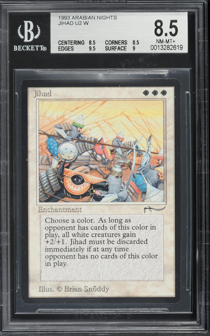1993 Magic The Gathering MTG Arabian Nights Jihad BGS 8.5 NM-MT+