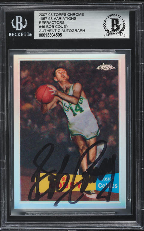 1957 Topps Basketball Bob Cousy ROOKIE #17 SGC 5 EX (PWCC-A) on