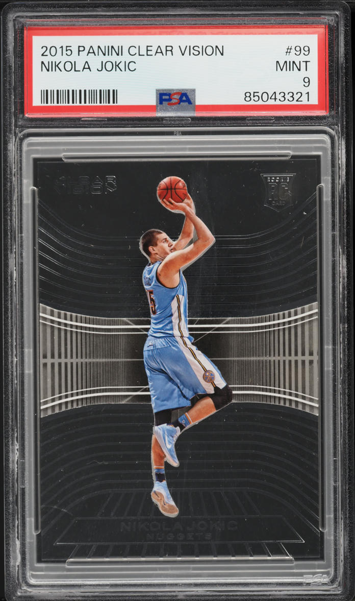 2015 Panini Clear Vision Nikola Jokic ROOKIE #99 PSA 9 MINT