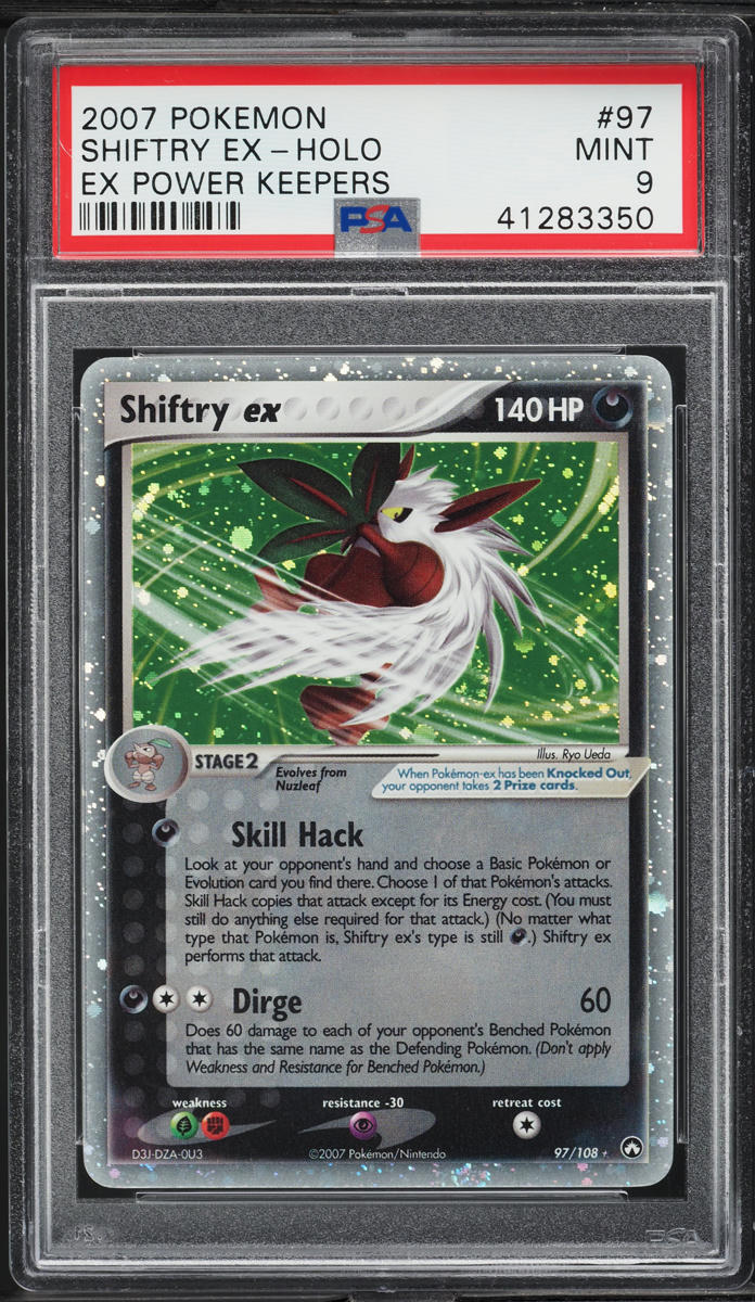 2007 Pokemon EX Power Keepers Holo Shiftry ex #97 PSA 9 MINT