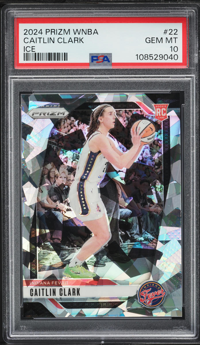 2024 Panini Prizm WNBA Ice Caitlin Clark ROOKIE #22 PSA 10 GEM MINT