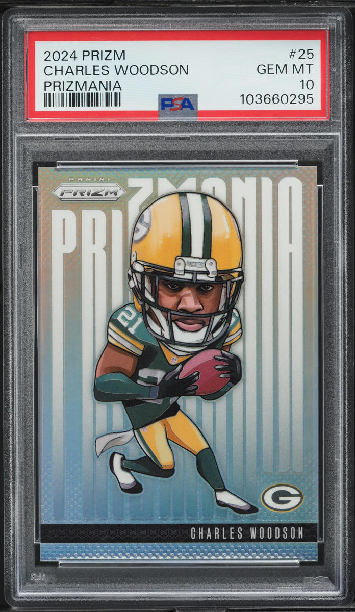 2024 Panini Prizm Prizmania Charles Woodson #25 PSA 10 GEM MINT