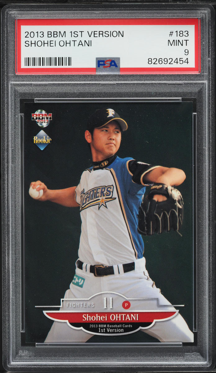 2013 BBM 1st Version Shohei Ohtani ROOKIE #183 PSA 9 MINT