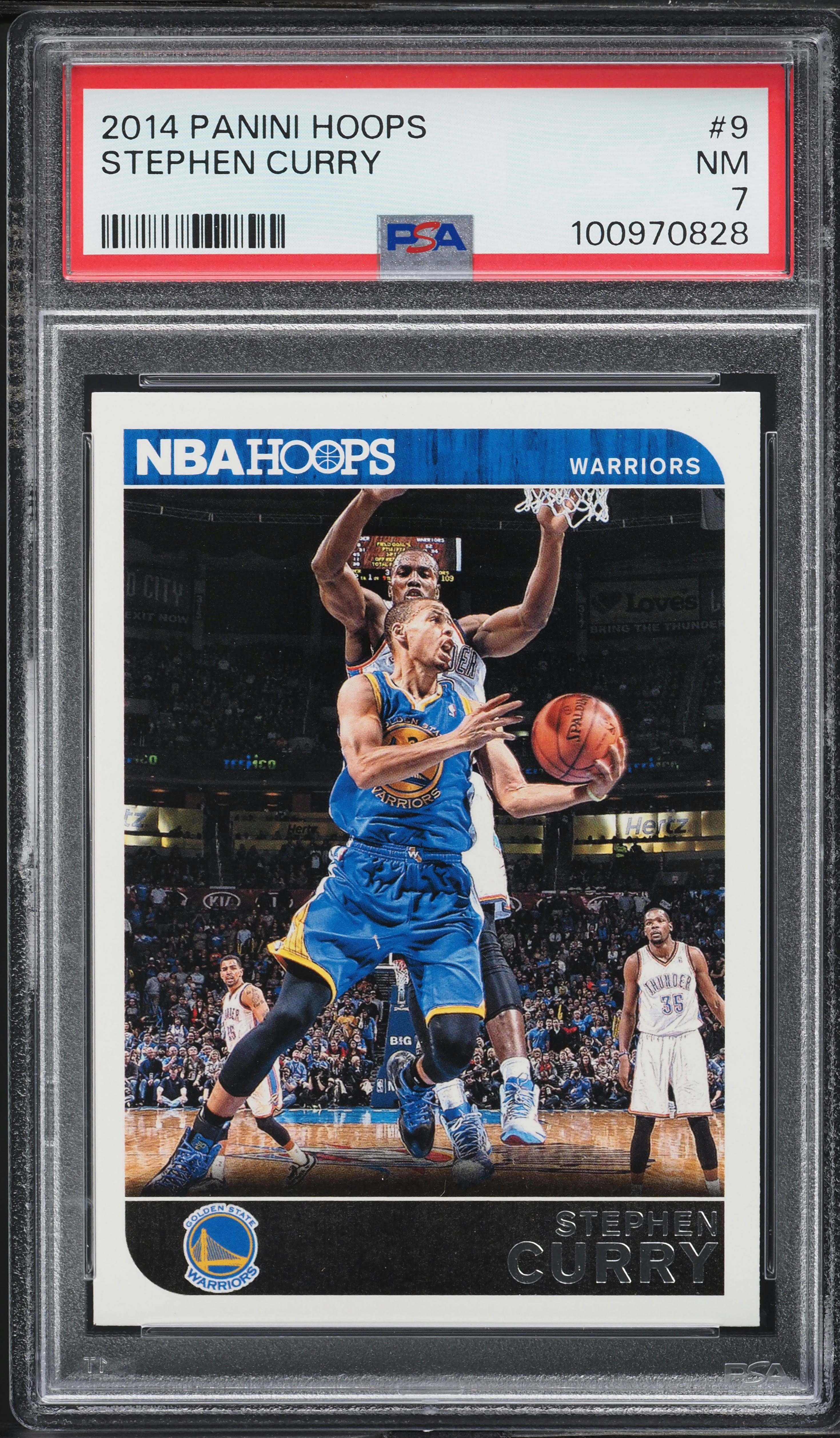 2014 Hoops Stephen Curry #9 PSA 7 NRMT on Fanatics Collect